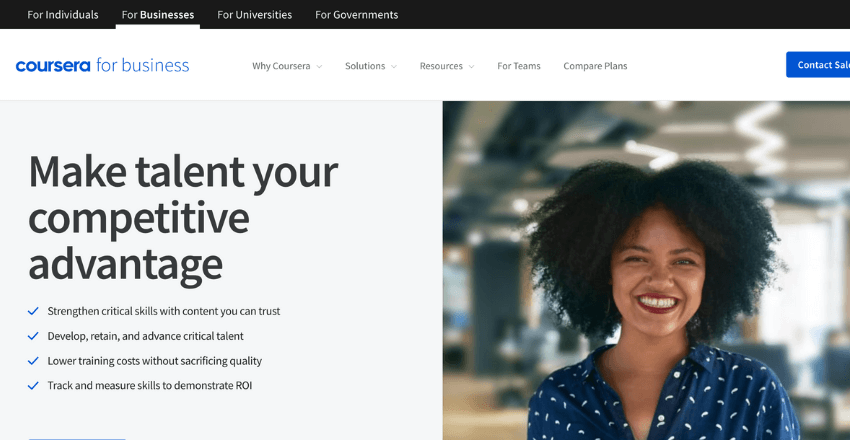 Coursera for Business - Learning and Development Platform: